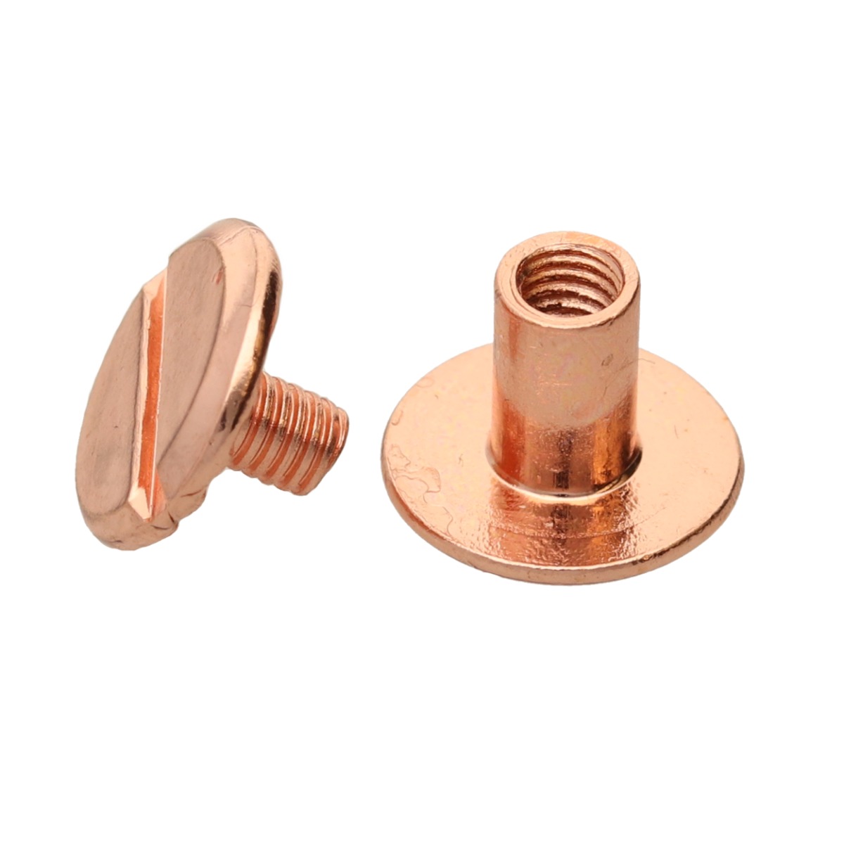 Chicago Screw Rose Gold 4 x 8 mm